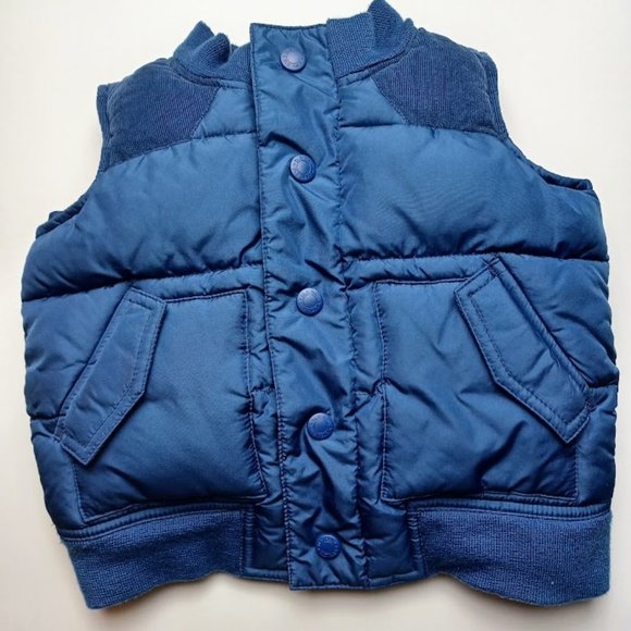 Old Navy - Baby - Puffer Vest- Royal Blue - Size 18-24 Months - EUC - Picture 1 of 7
